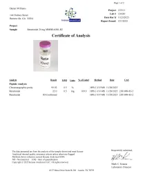 Customer testing RT20