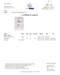 Customer testing RT30